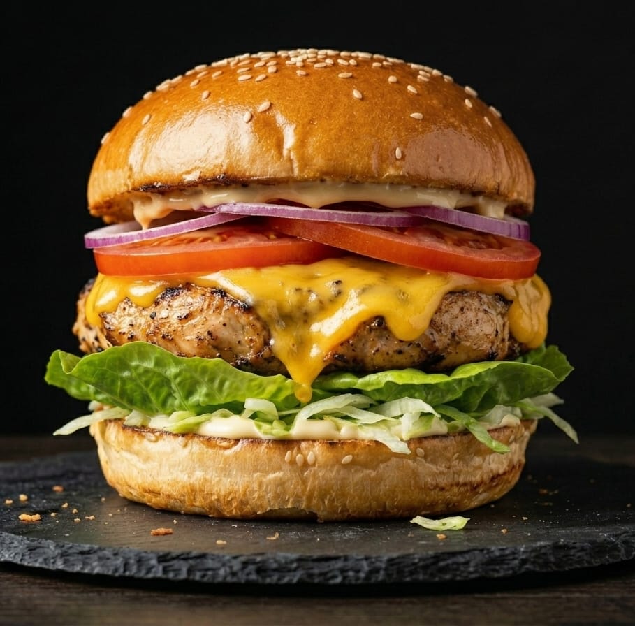 Turkey Patty Burger