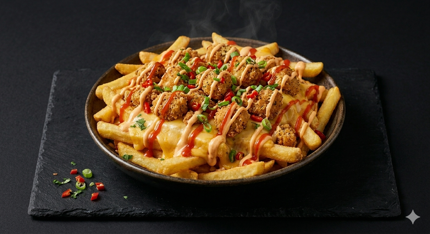Loaded chicken fries