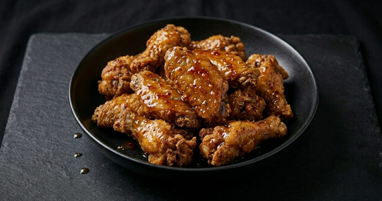 Honey Mustered wings